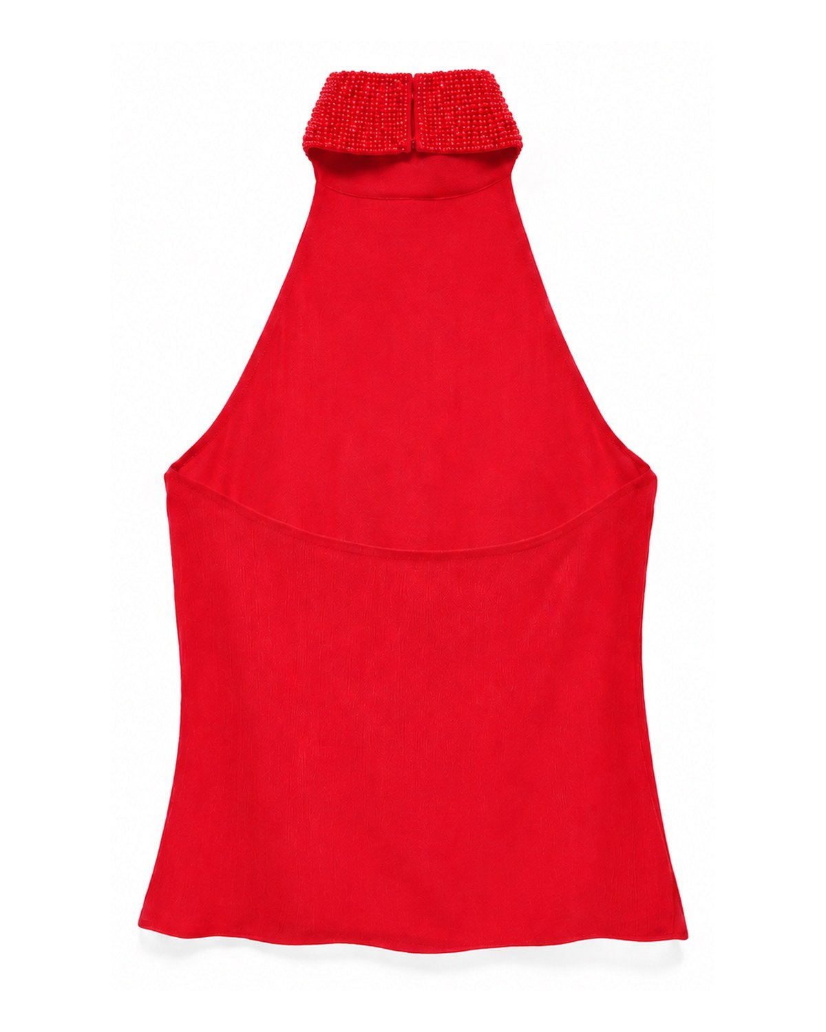 Scarlet Halter Top — espalda